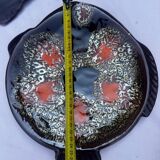 5 fish plates by Marius Giuge for Vallauris