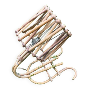 Applique rotin vintage - 1960