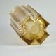 1930 yellow glass vase style Daum