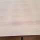 Buffet of the 60s in blond oak metal feet with square section