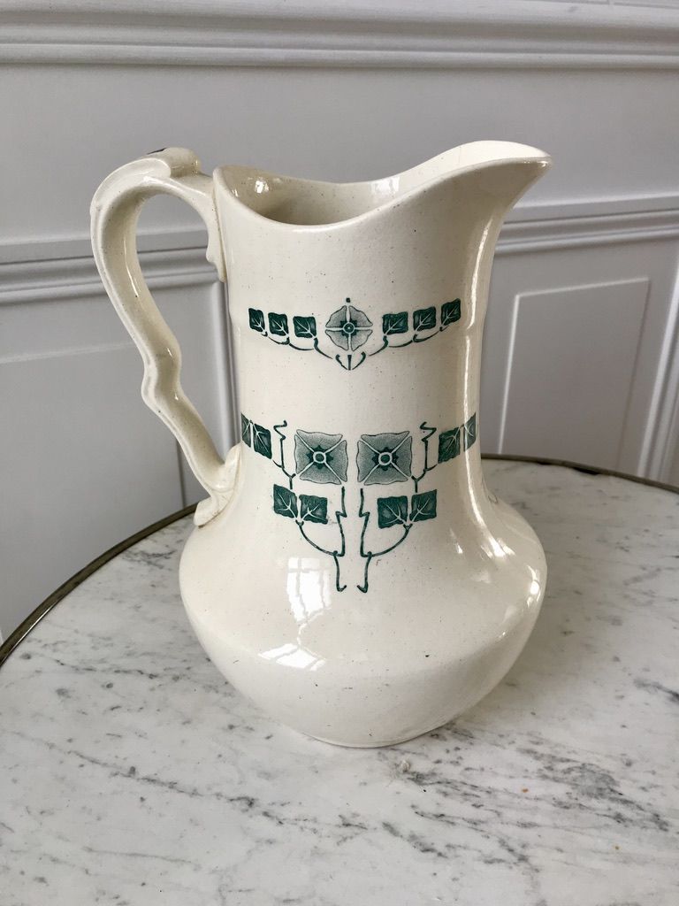 Toilet service in Iron Earth patterned "Brazza" 30-40s