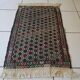 Vintage Turkish kilim handwoven 51x81 cm