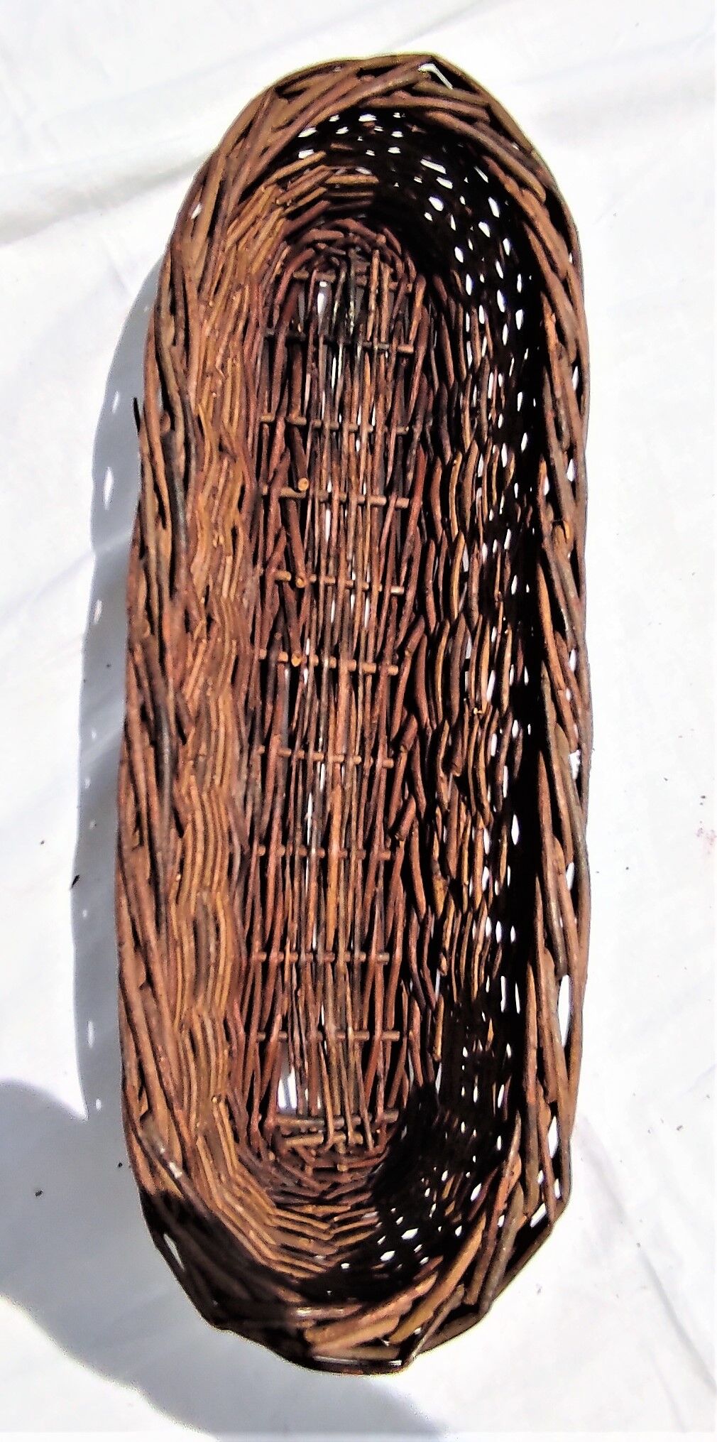 Old woven chestnut basket
