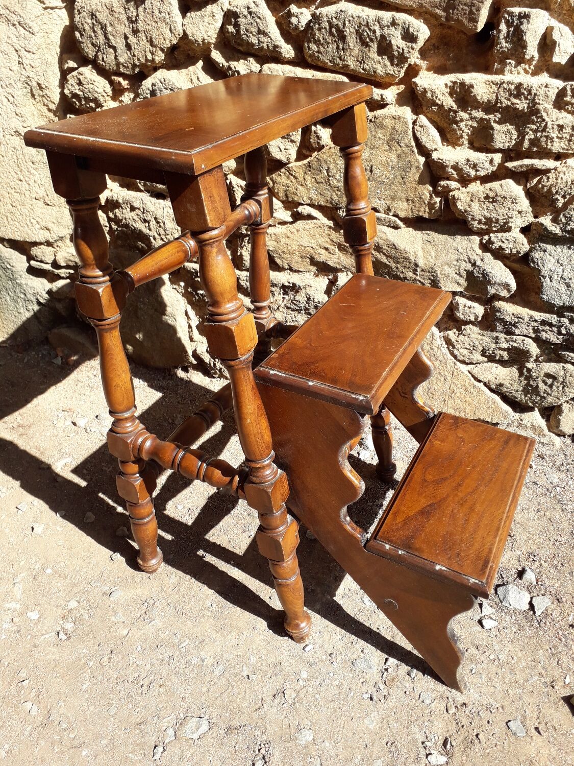 Old library stepladder