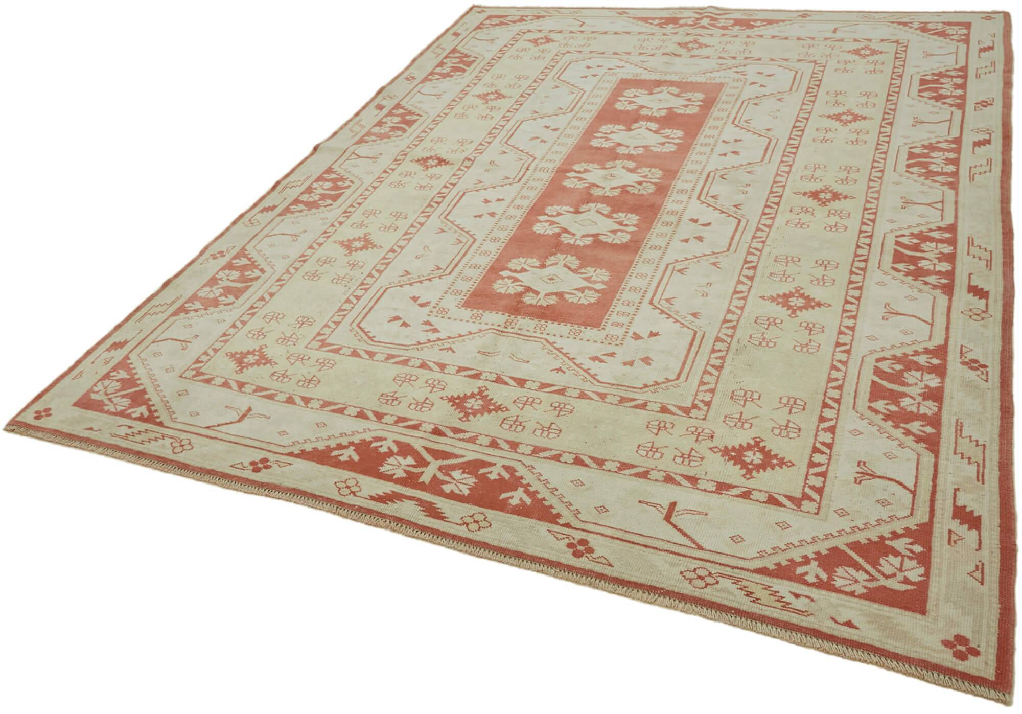 Turkish Vintage Anatolian Rug 211 cm x 268 cm