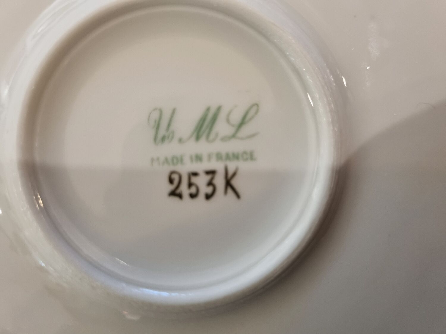 UM Limoges table service, Art Deco gold thread porcelain 80 pieces