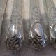 12 fruit knives 950 silver Minerva Louis XVI style wheat ear Turron