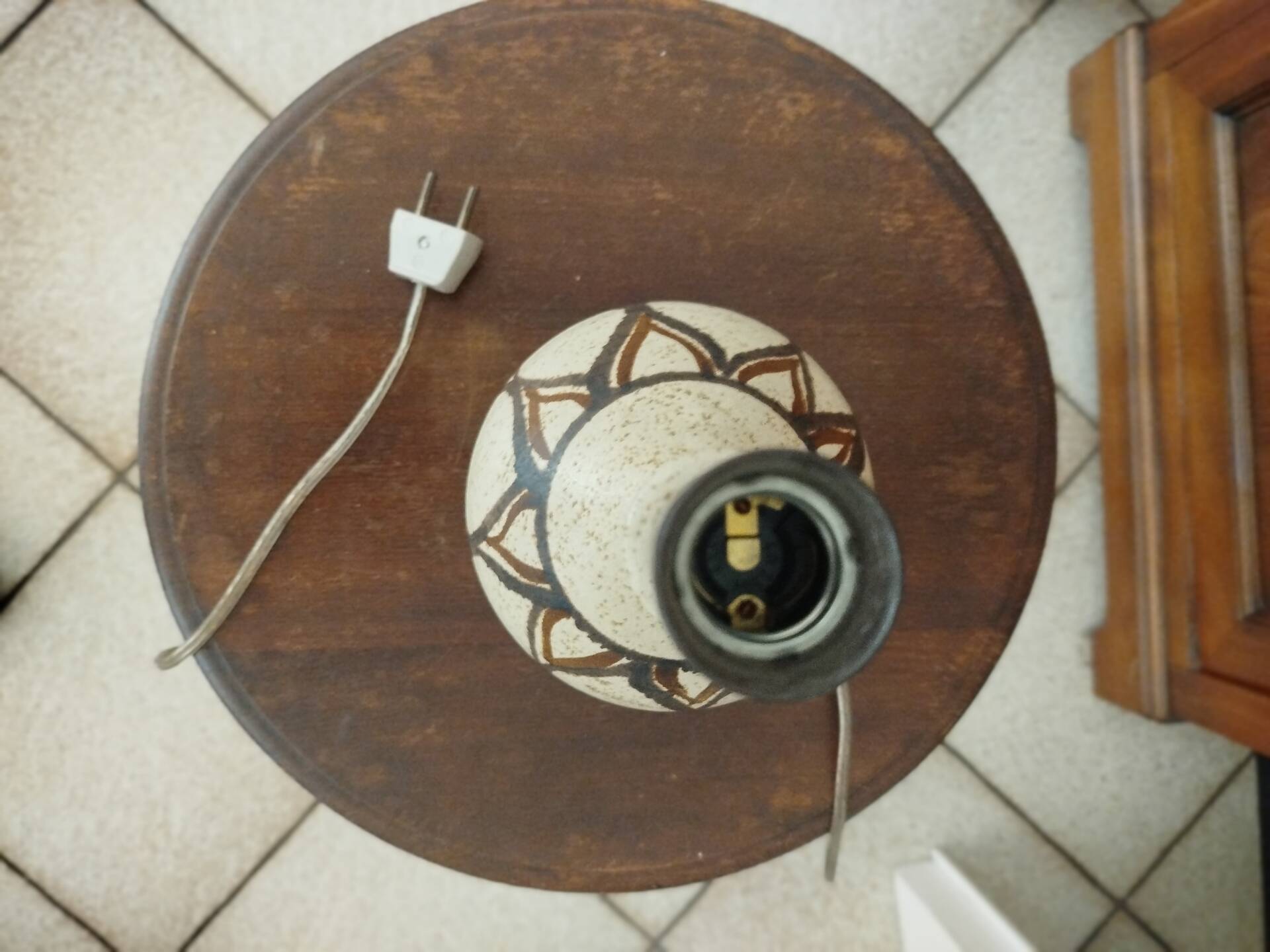 Lampe de table Bente Jessen – Céramique danoise – Années 1970 – Signée