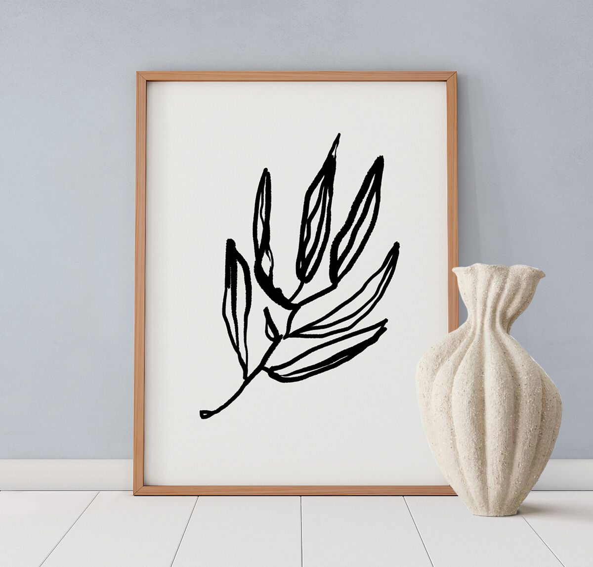 Botanical illustration giclee print, 50x70