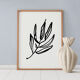 Botanical illustration giclee print, 50x70