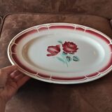 Grand plat ovale  porcelaine