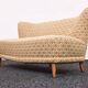 Ensemble canapé et fauteuil cocktail suédois, années 1950 – Dossier courbé
