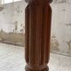 Solid walnut farmhouse castle table 1900 XXL