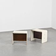 Pair of bedside tables by Pierre Guariche, circa 1968