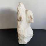 Marble sculpture representing La Vallière 20th century by J. Morrini