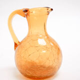 Pot en verre craquelé