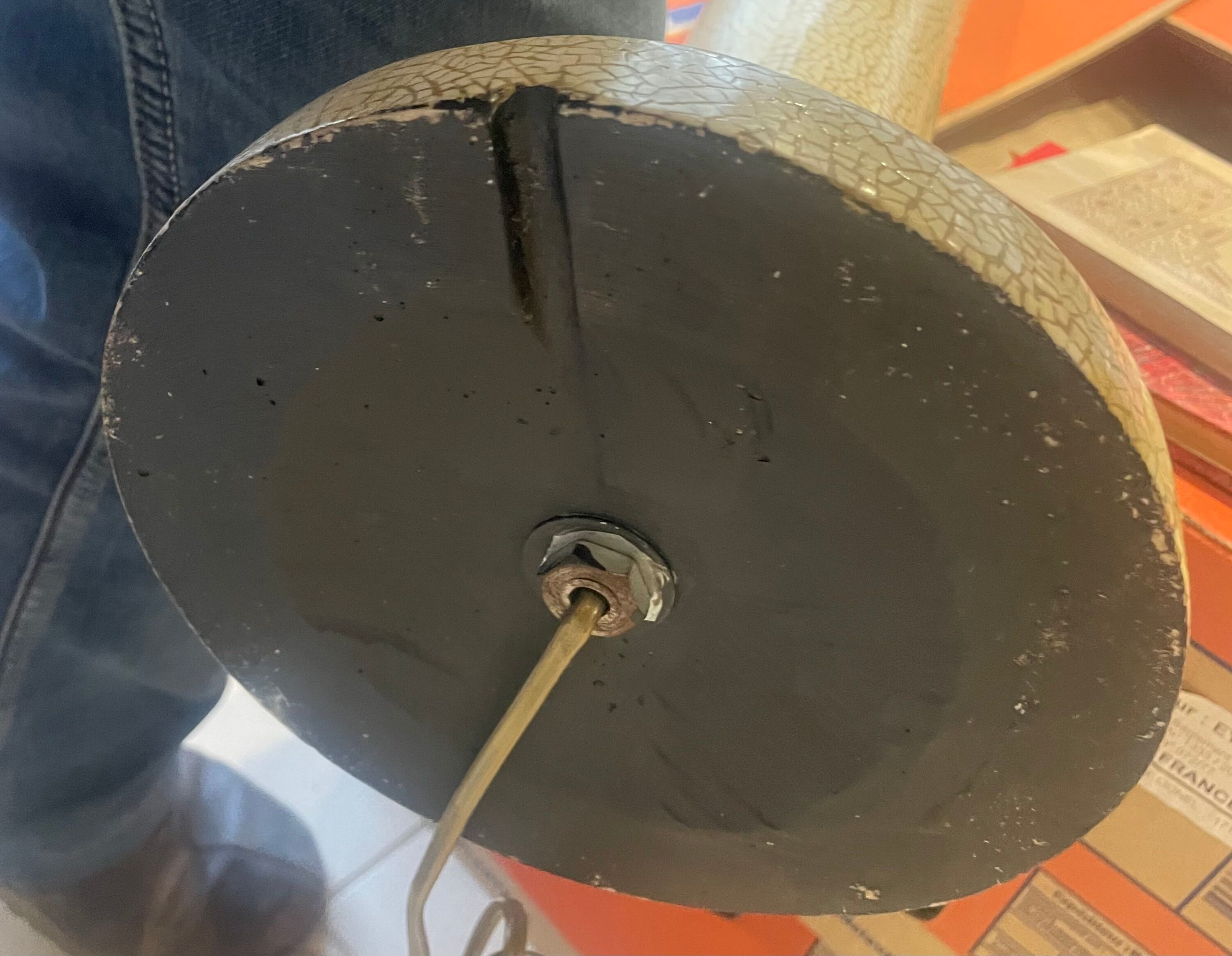 Atmosphere lamp, Italian design exhibition model, fiberglass circa 1970 - 121 cm