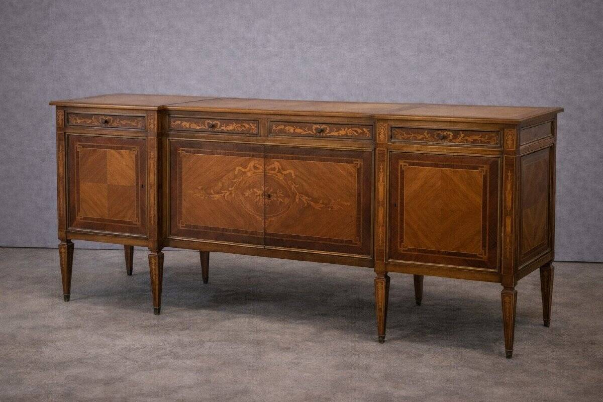 Marquetry Venetian enfilade – Louis XVI style