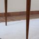 Extendable dining table in teak, tapered legs, 1960s.