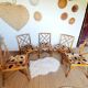 5 Bamboo chairs