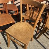 Lot 20 vintage mismatched bistro chairs