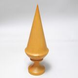 Turned wood obelisk sculpture