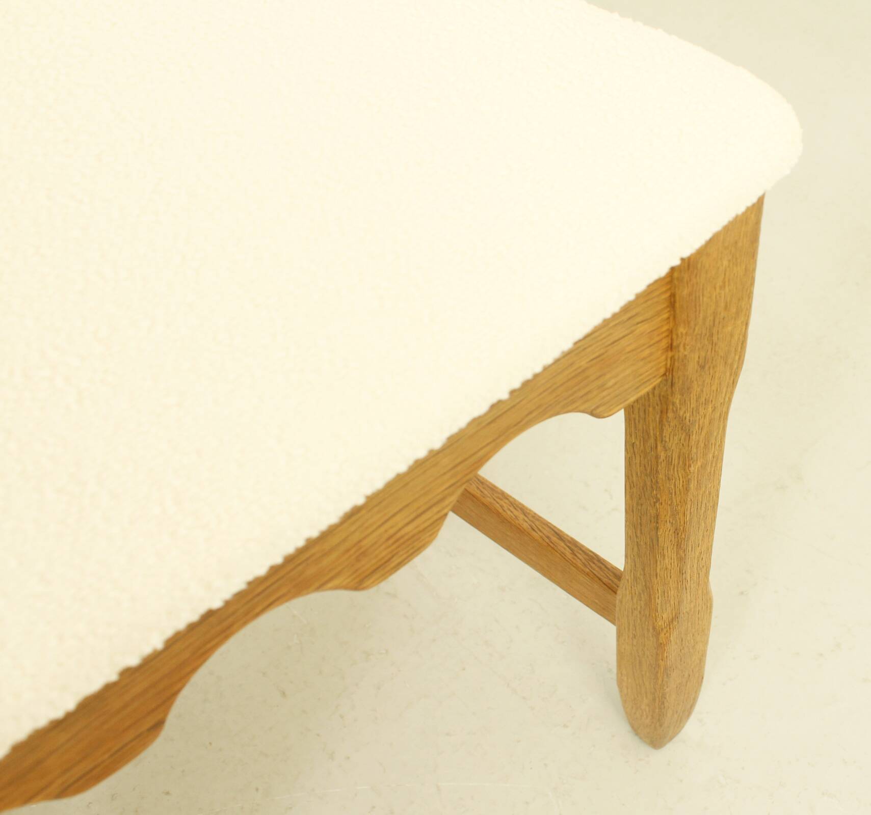 Four oak dining chairs by Henning Kjaernulf.