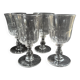 4 Verres Baccarat service Chaulnes - XIXème