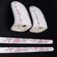 Paris porcelain towel rack, floral decoration, 60s