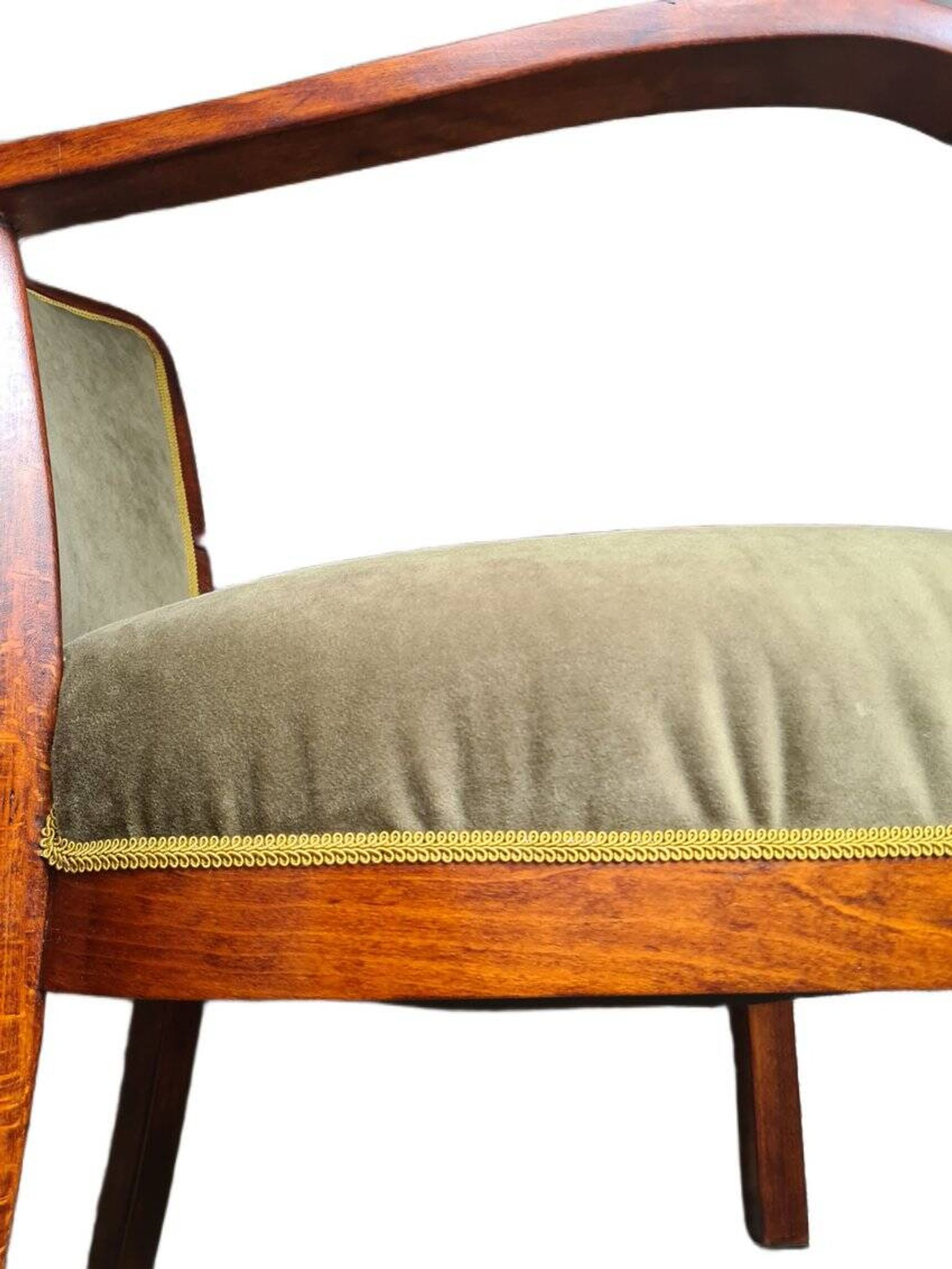 Polish Art Deco beech armchair, 1930s