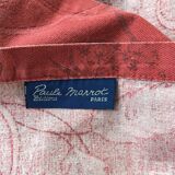 Large red tablecloth for 8 places and napkins