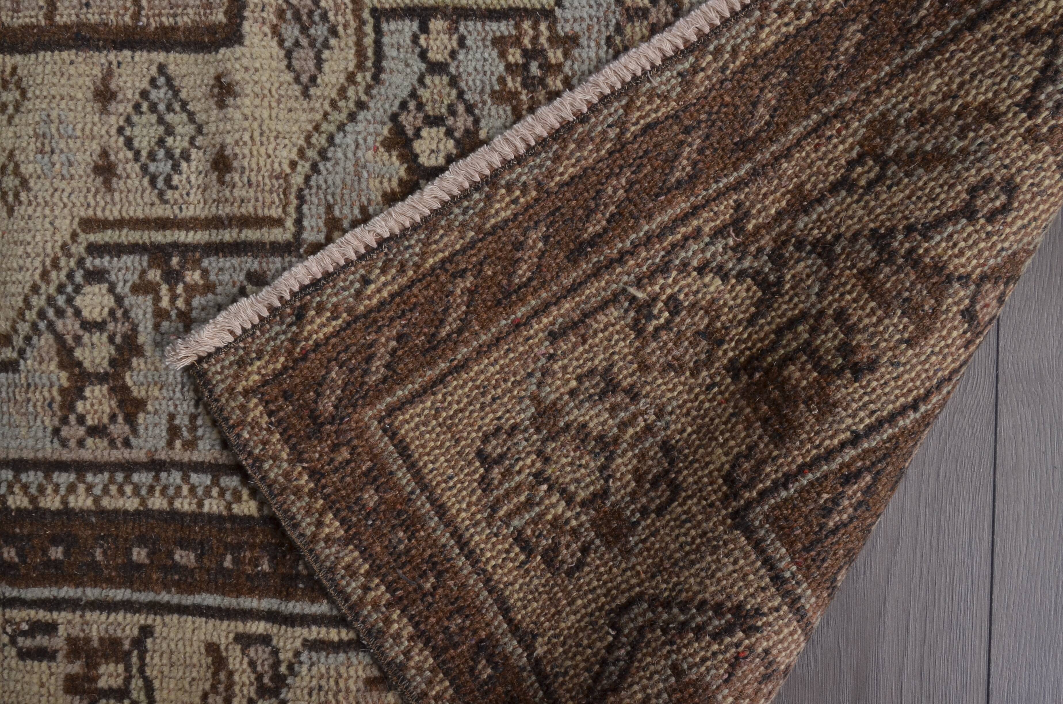 Brown Handmade Tribal Oushak Rug sku2333