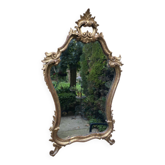 Vintage gold mirror