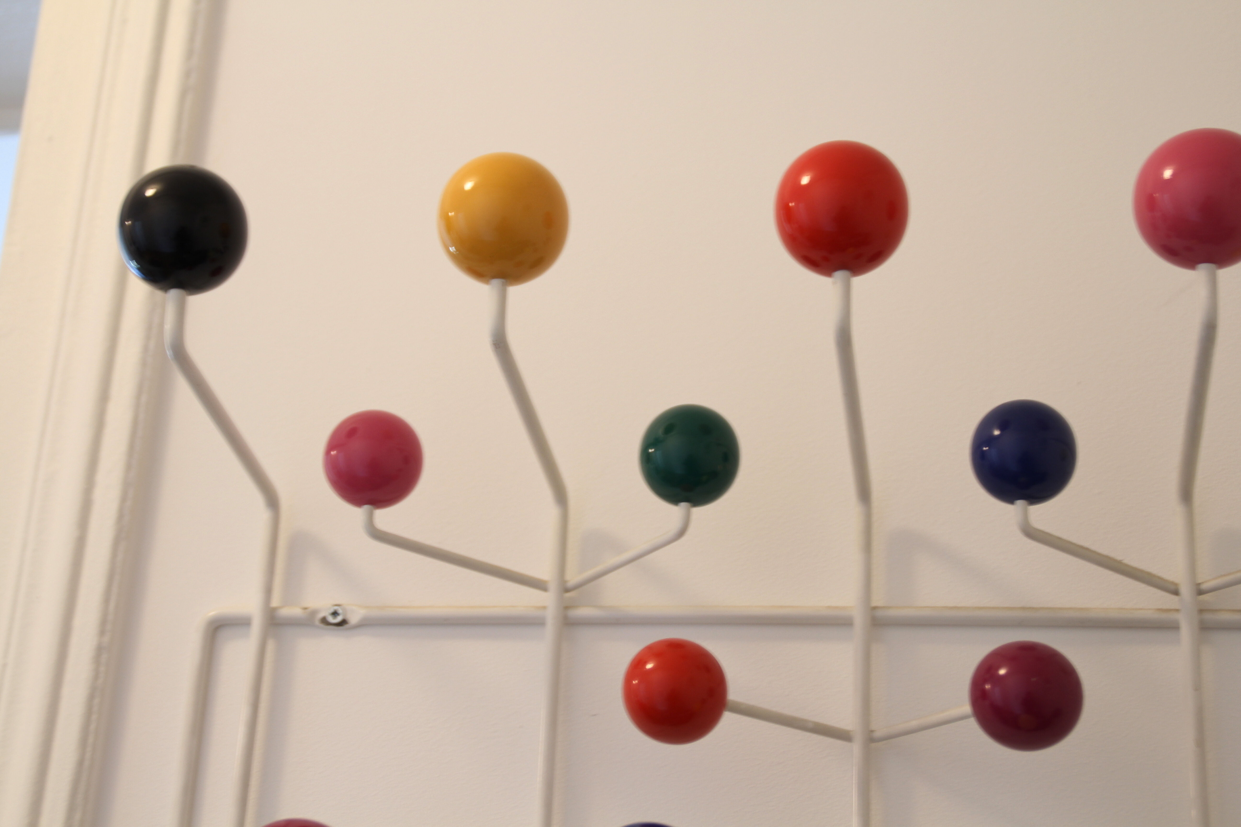 Coat rack "Hang it all" Vitra by Charles and Ray Eames reissue of the 1953 model