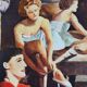 Painting on canvas former ballet dancers signed
