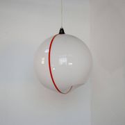 Space Age hanging lamp in plastic, Italy, 1970s