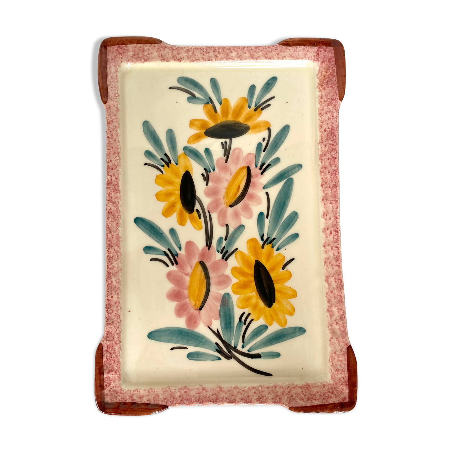 Rectangular handmade ceramic dish