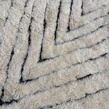 Snow - Moroccan wool Mrirt rug