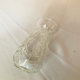 Molded glass vase with old hyacinth pattern leaves 2 of available