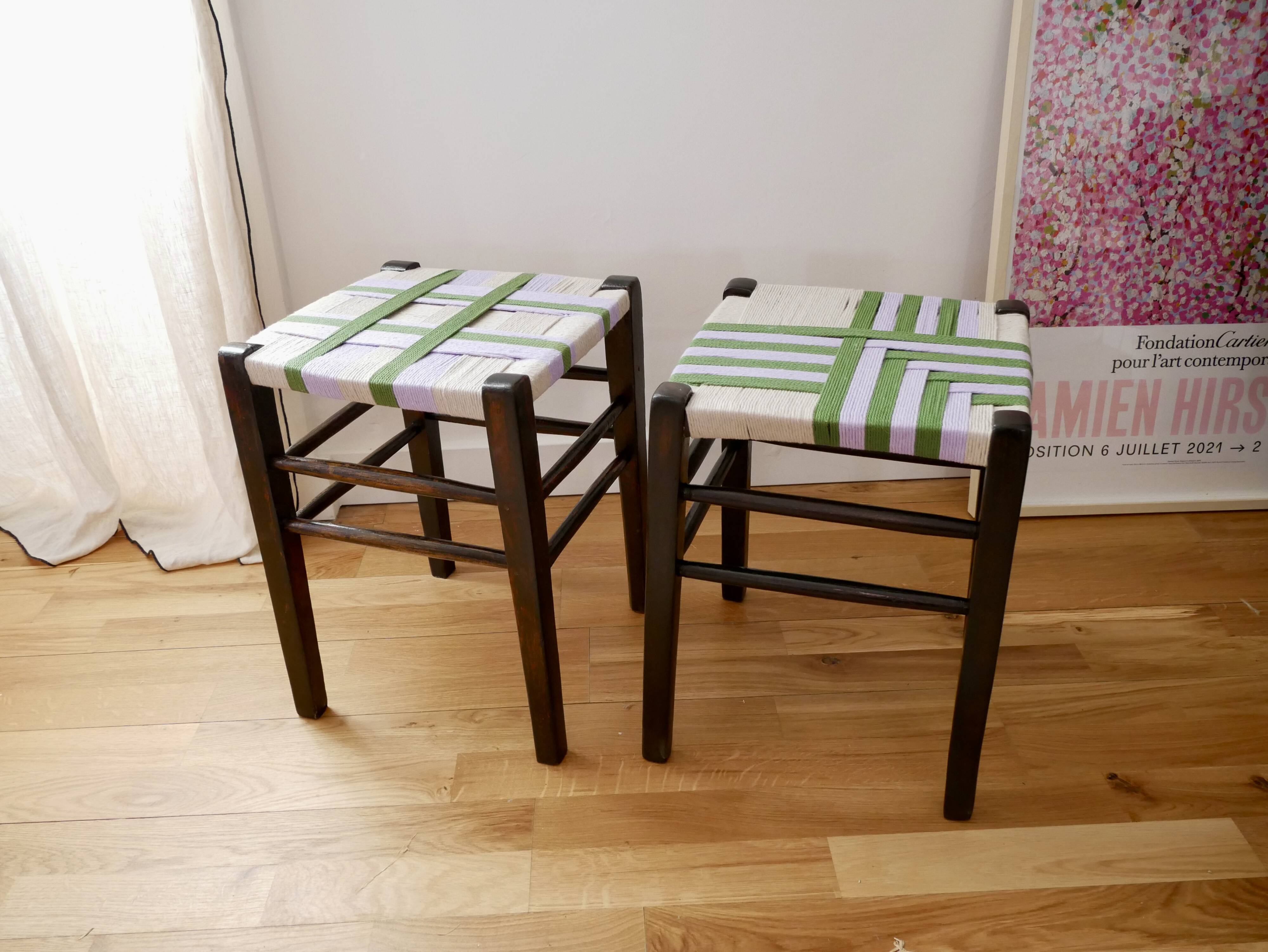 Tabouret bois