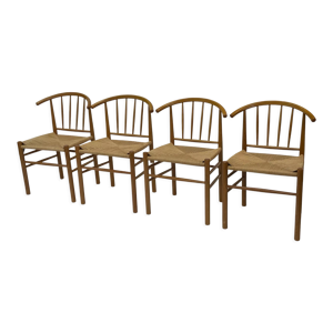 4 chaises vintage, années - erik