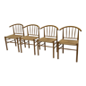 4 chaises vintage, années 60-70s, Erik Ole Jørgensen J-151