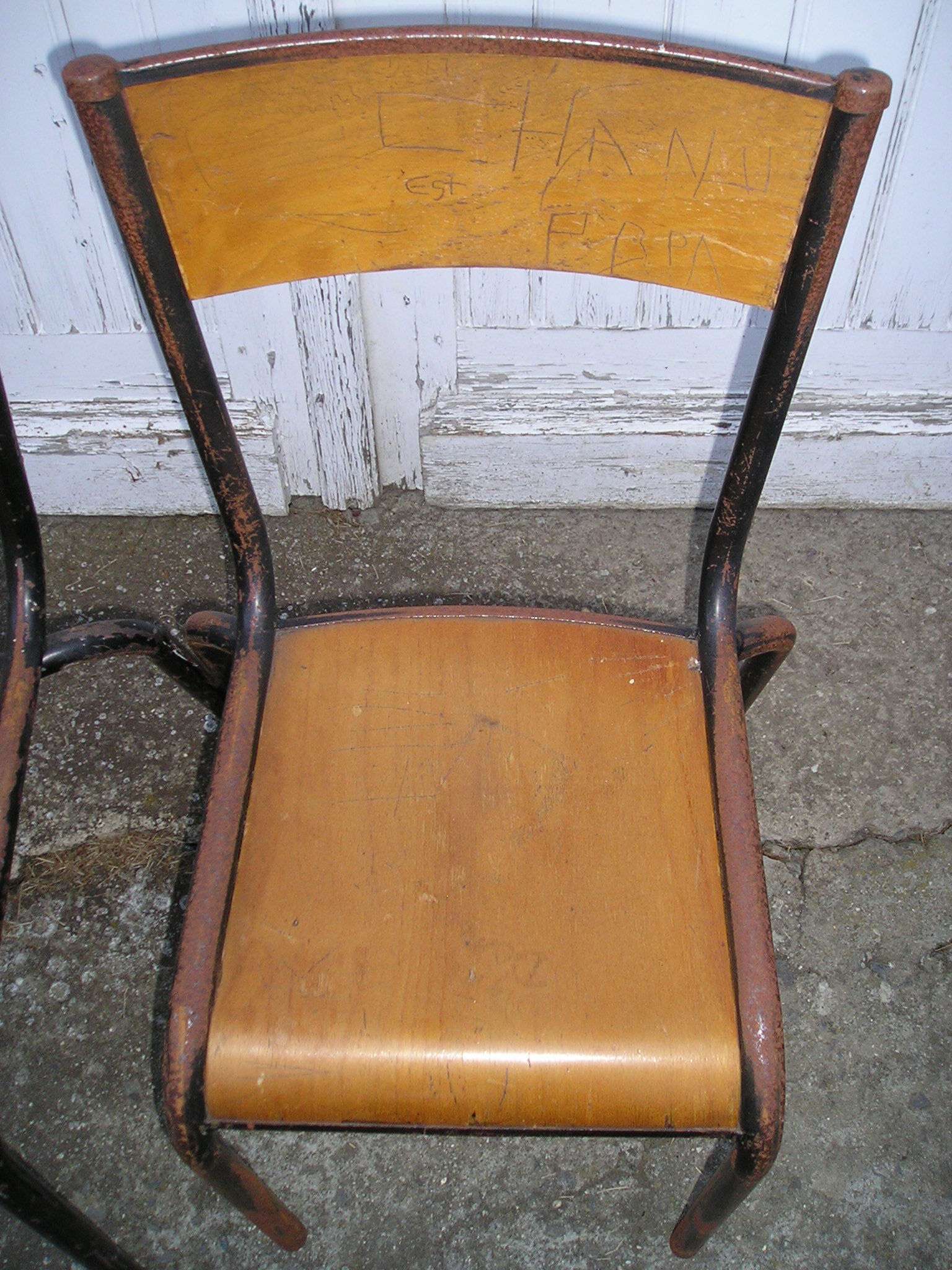School table and its 2 Mullca chairs from the 60s/70s
