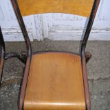 School table and its 2 Mullca chairs from the 60s/70s