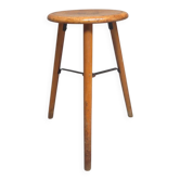High Beech Stool, Denmark, 1960s