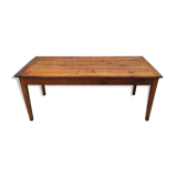 Farm table in solid cherry tree