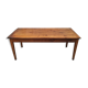 Table de ferme en merisier massif