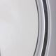 Vintage 1970s round wall mirror in chrome-plated metal, italian design