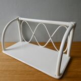 White rattan wall shelf, original colour