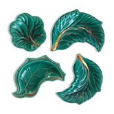 Lot de feuilles en céramique verte verceram